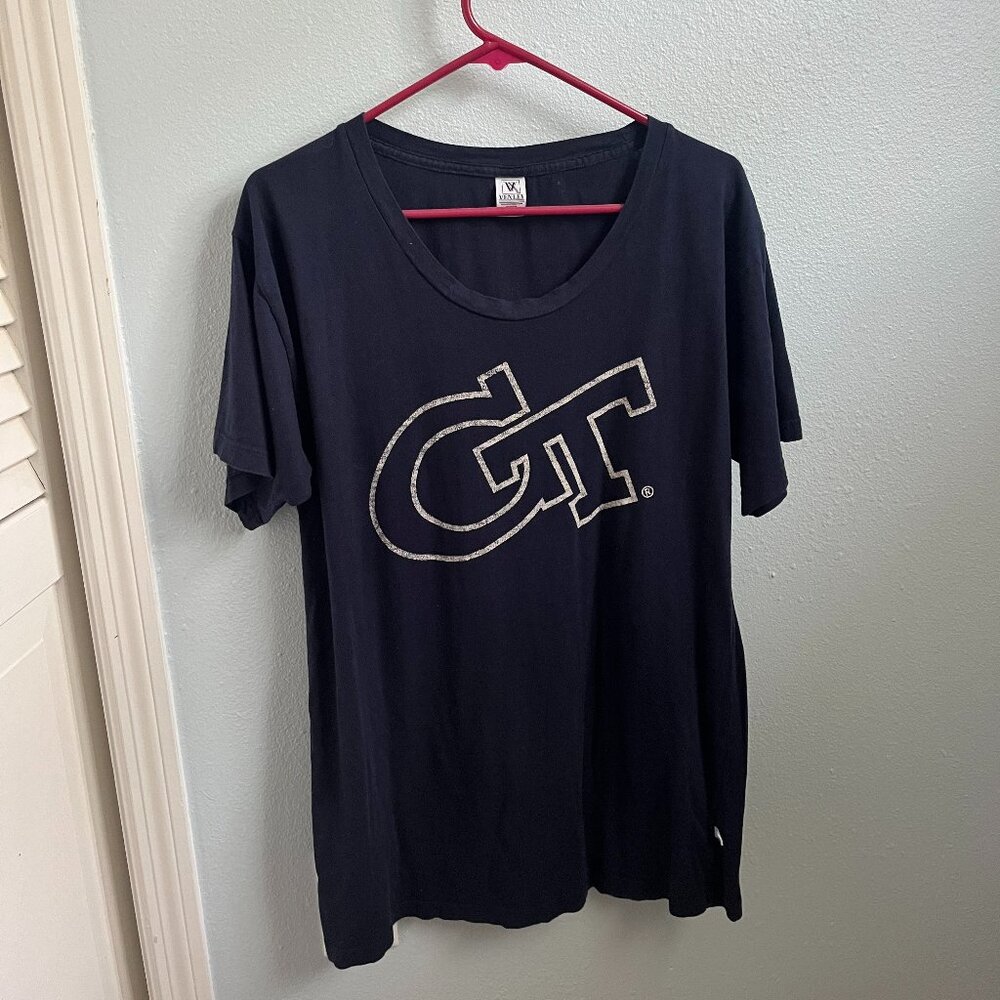 Georgia Tech Women's Short-Sleeve T-Shirt - Navy - Size L/XL